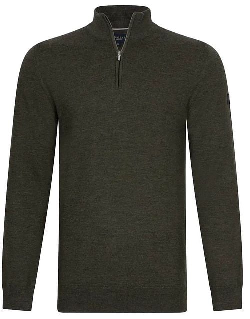 Cavallaro Merino Half-Zip Green Product