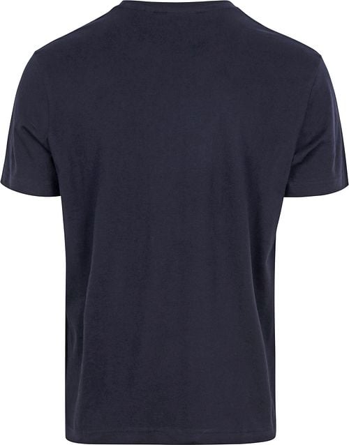 Gant T-shirt Shield Logo Navy Product / Achterkant