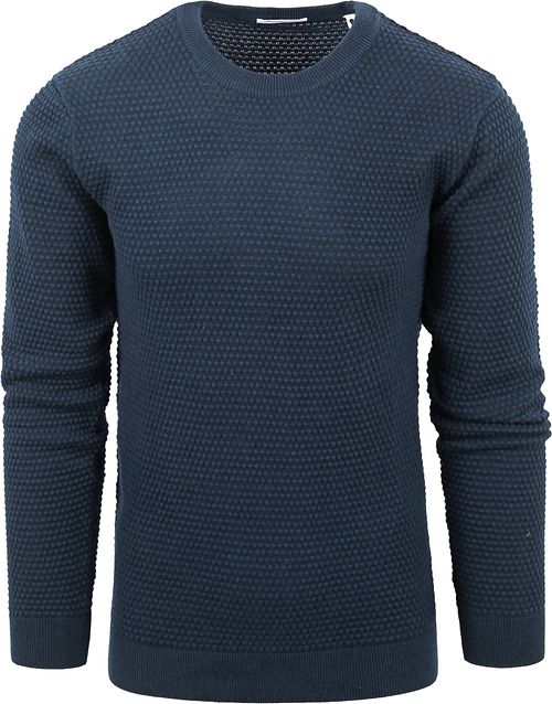 Knowledge Cotton Apparel Pullover Vagn Dunkelblau Product