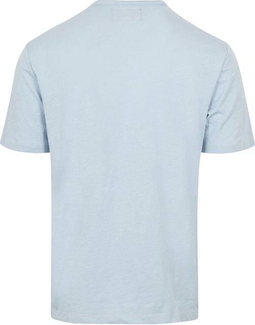 Marc O'Polo T-Shirt Slubs Hellblau Product / Achterkant