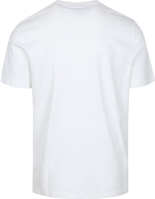Lyle and Scott T-shirt Plain Wit Product / Achterkant