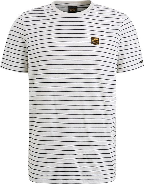 PME Legend Jersey T-Shirt Streifen Weiß Product