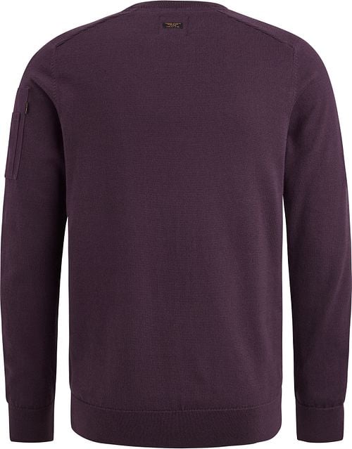 PME Legend Sweater American Classic Cargo Lila Product / Achterkant
