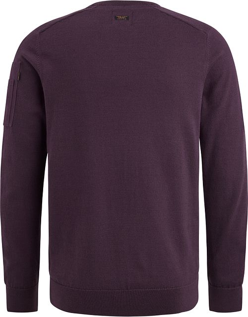 PME Legend Sweater American Classic Cargo Purple Product / Achterkant