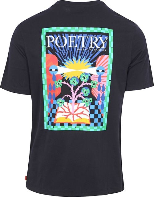 Scotch & Soda T-Shirt Artwork Black Product / Achterkant