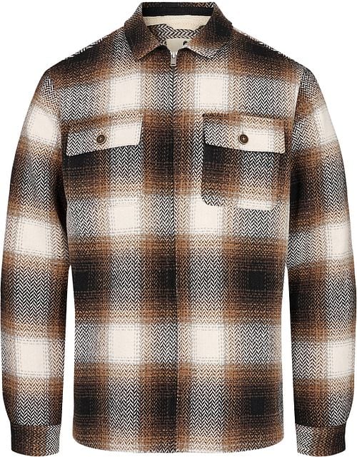 Anerkjendt Overshirt Oscar Wool Mix Brown Product