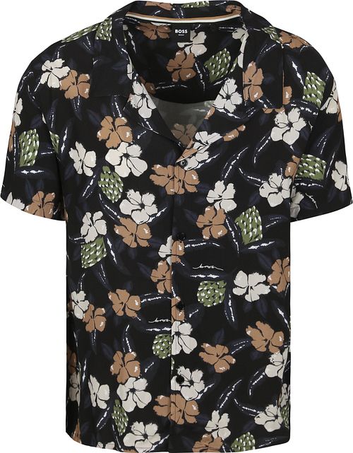 BOSS Beach Shirt Flower Noir Product