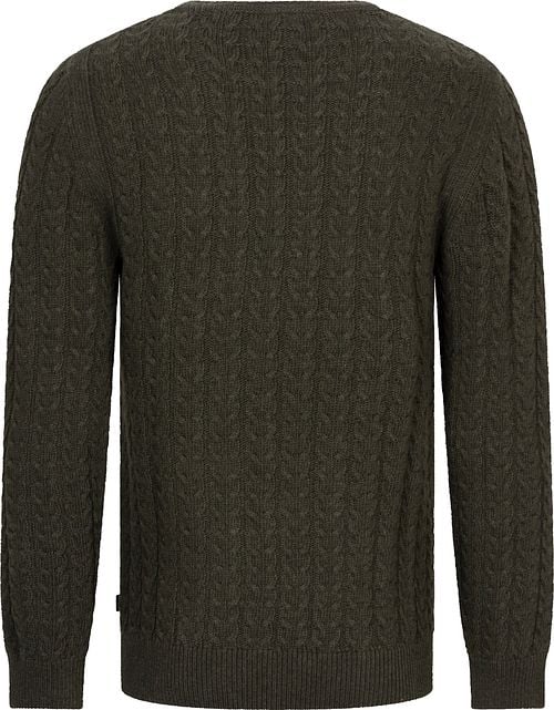 Cavallaro Orvieto Sweater Dark Green Product / Achterkant