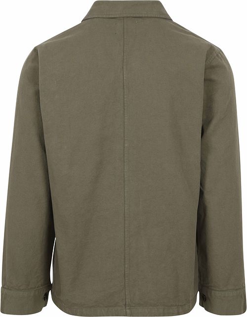 Colorful Standard Overshirt Olivgrün Product / Achterkant