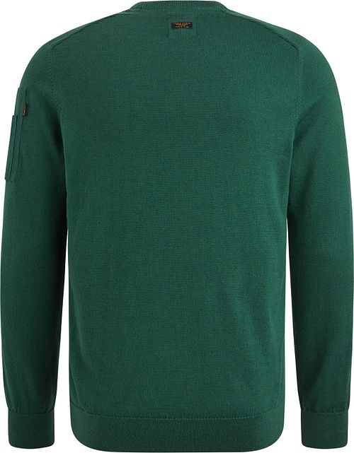 PME Legend Sweater American Classic Cargo Dark Green Product / Achterkant