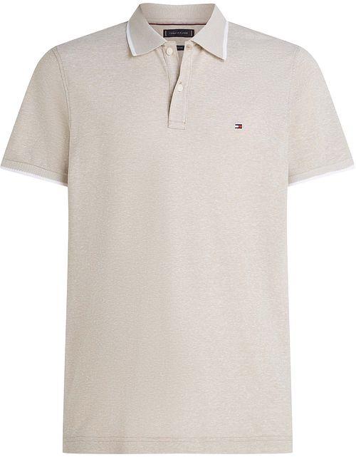 Tommy Hilfiger Linen Piqué Polo Shirt Beige Product