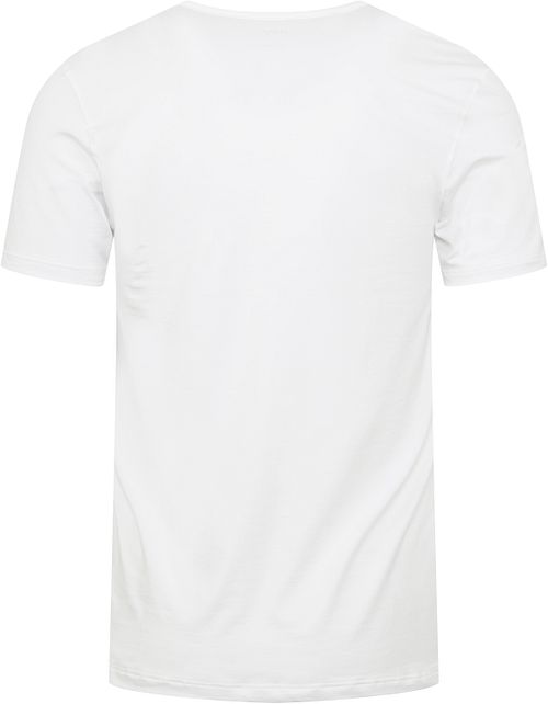 Mey V-neck Dry Cotton T-shirt White 2-Pack Product / Achterkant
