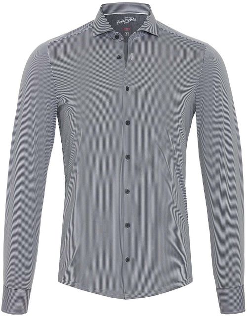 Pure Functional Shirt Stripes Black Product