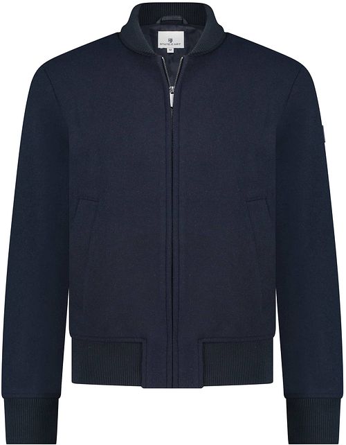 State Of Art Jacket Bomber Wool Navy Product