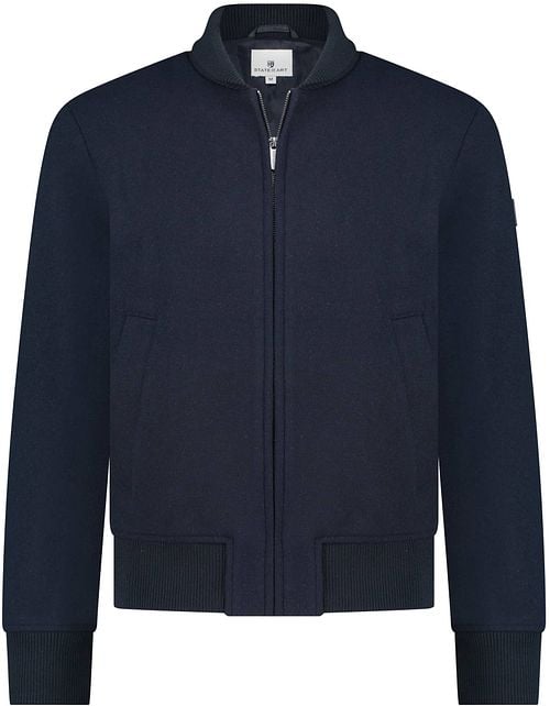 State Of Art Jas Bomber Wol Navy Product