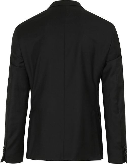 Suitable Costume Toulon Serge Laine Noir Uni Product / Achterkant