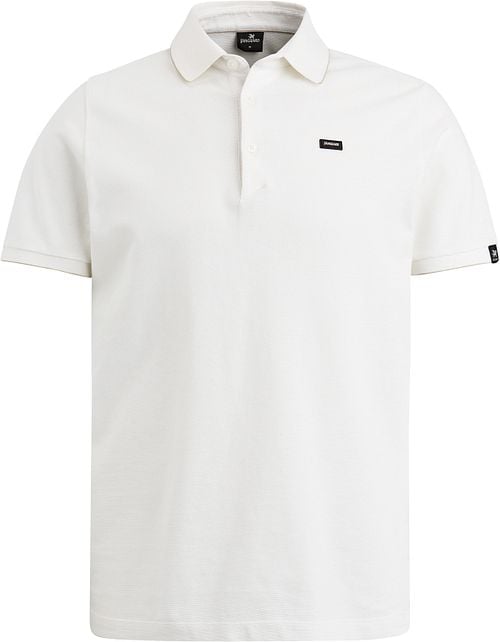 Vanguard Knitted Polo Shirt Ecru Product