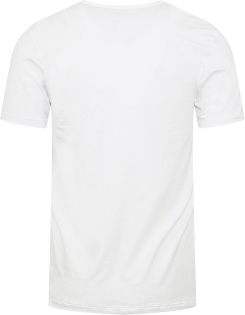 Mey V-Ausschnitt Dry Cotton T-Shirt Weiß Product / Achterkant