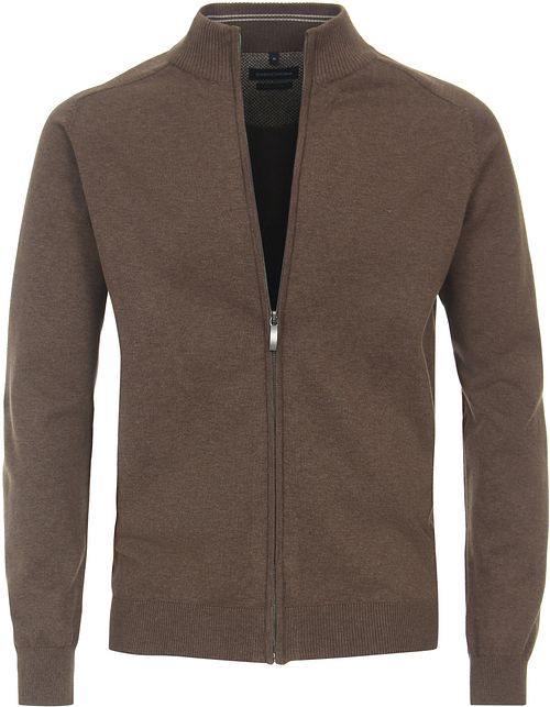 Casa Moda Cardigan Zippé Marron Product
