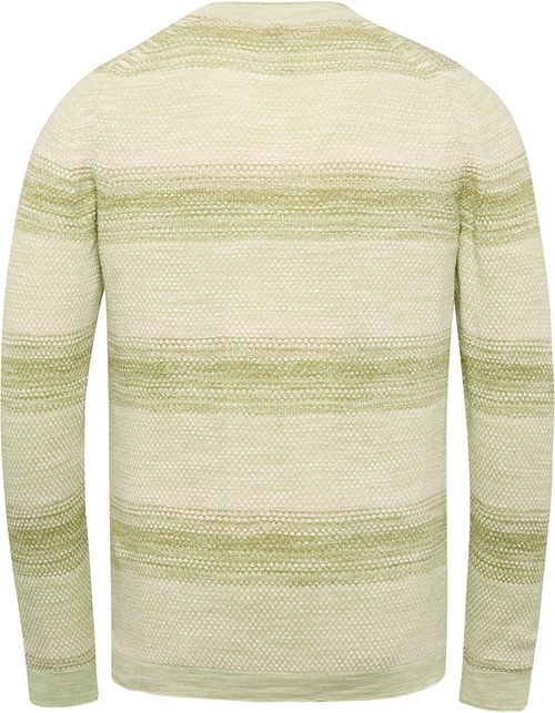 Cast Iron Sweater Stripes Green Product / Achterkant