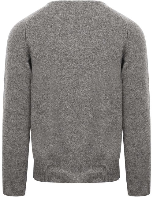 William Lockie V-Auschnitt Pullover Flannel Product / Achterkant