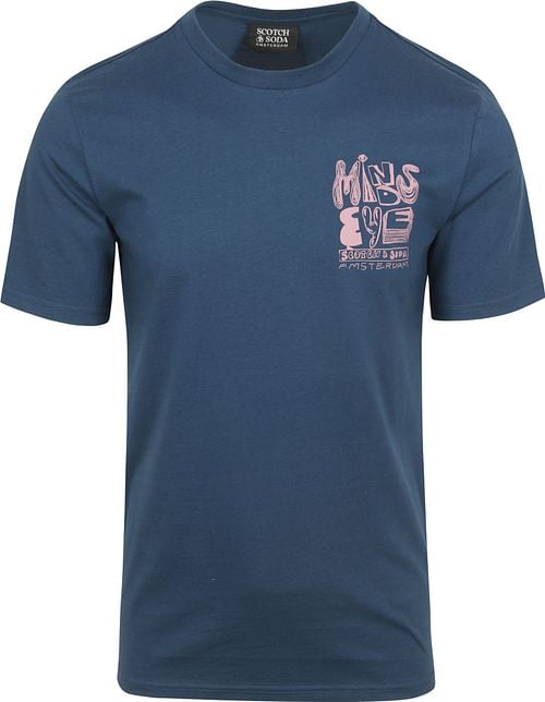 Scotch & Soda T-Shirt Artwork Blue Product