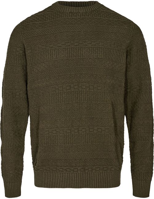Anerkjendt Pull Sune Jacquard Vert Foncé Product