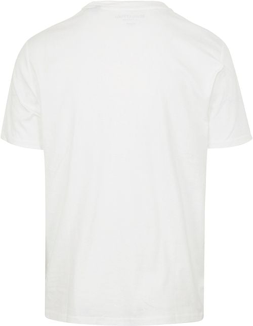 Marc O'Polo T-Shirt Logo Weiß Product / Achterkant