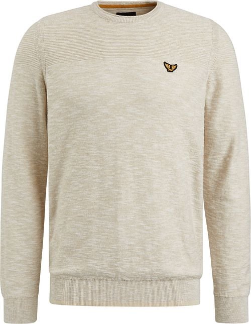 PME Legend Mouliné Trui Ecru Product