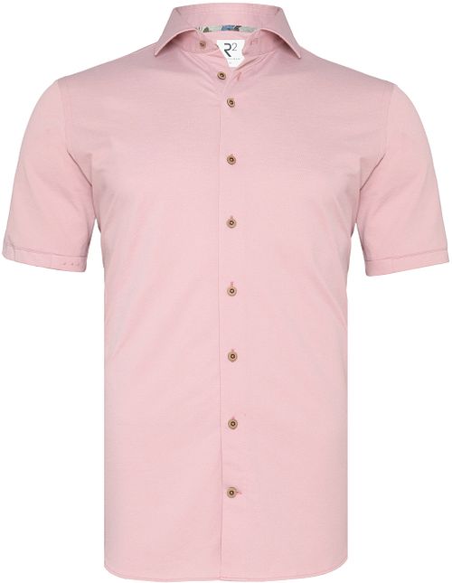 R2 Japanese Knitted Short Sleeve Shirt Pink Product