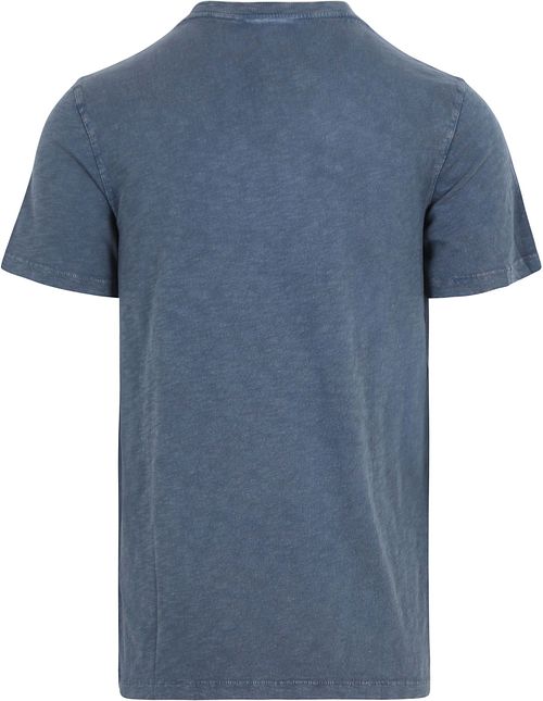 Superdry Slub T-Shirt Melange Blue Product / Achterkant