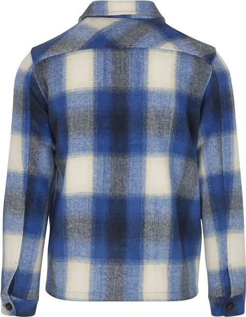 Dstrezzed Overshirt Ruit Navy Product / Achterkant