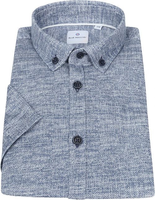 Blue Industry SS Shirt Jersey Melange Blue Product / Detail