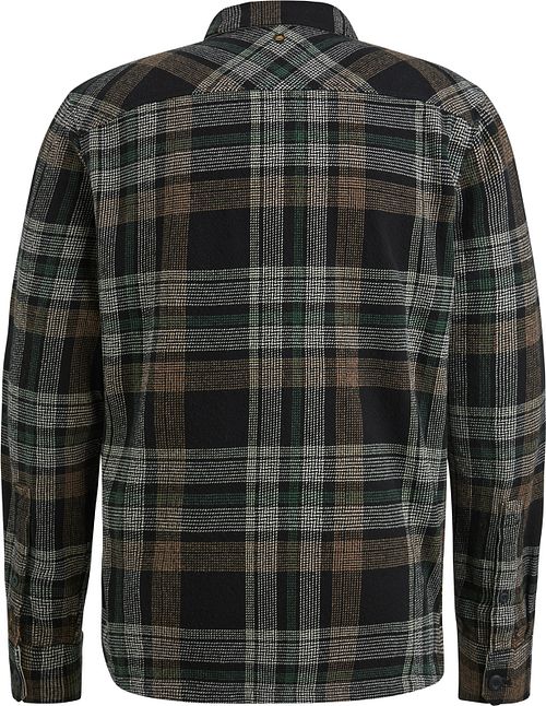 PME Legend Surchemise A Carreaux Noir Gris Product / Achterkant