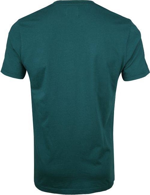 Colorful Standard T-shirt Ocean Groen Product / Achterkant