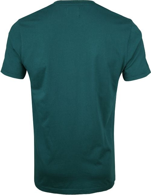 Colorful Standard T-shirt Ocean Grün Product / Achterkant