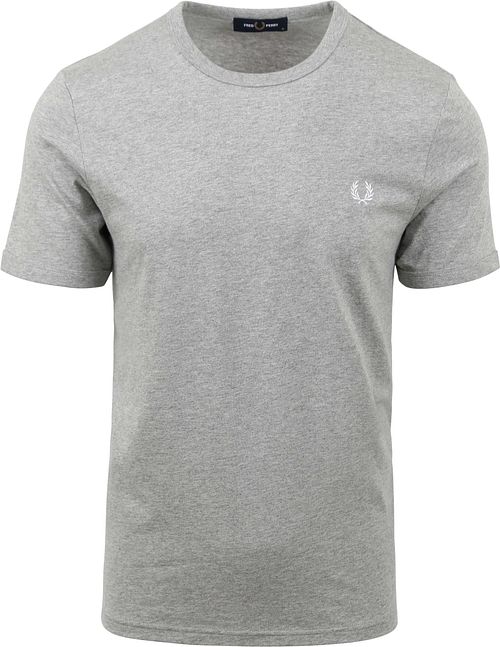 Fred Perry T-Shirt Ringer M3519 Light Grey Product