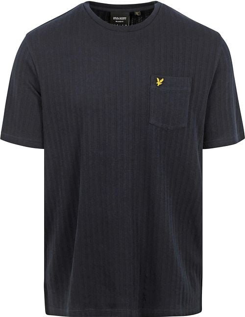 Lyle and Scott Knitted T-shirt Navy Product
