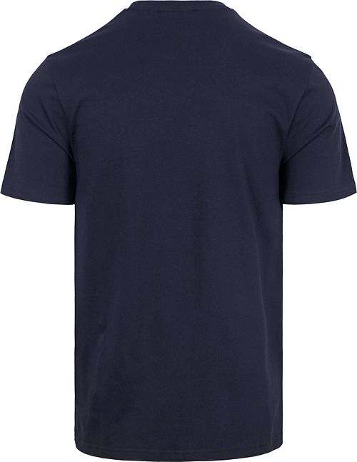 Lyle and Scott T-shirt Plain Navy Product / Achterkant