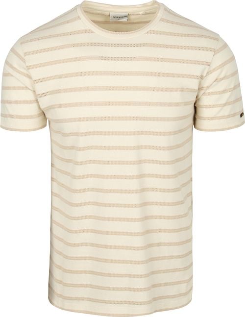 No-Excess T-Shirt Crewneck Jacquard Stripes Product