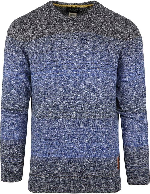 Scotch and Soda Pullover Melange Donkerblauw Product