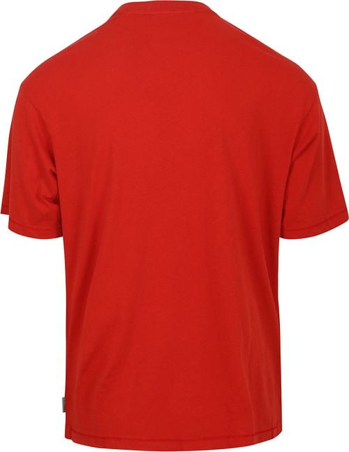 Scotch & Soda T-Shirt Artwork Red Product / Achterkant