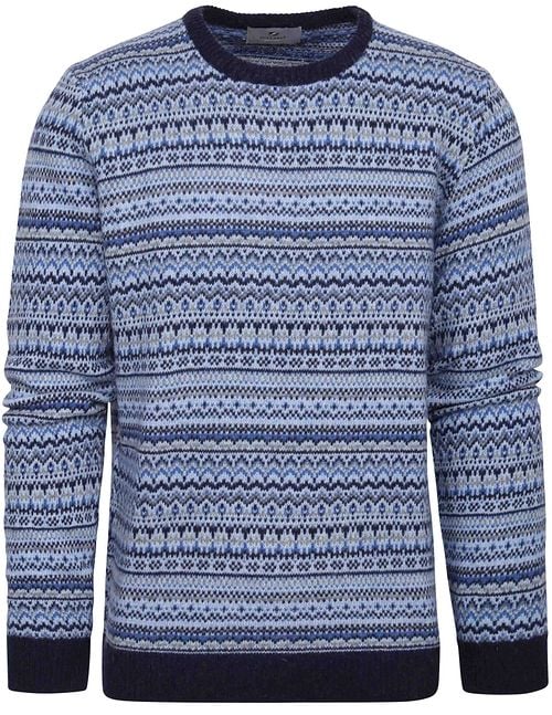 Suitable Prestige Fair Isle Pullover Bleu Product