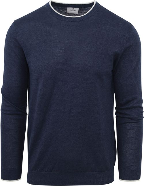 Suitable Pullover O-Neck Johan Navy Product