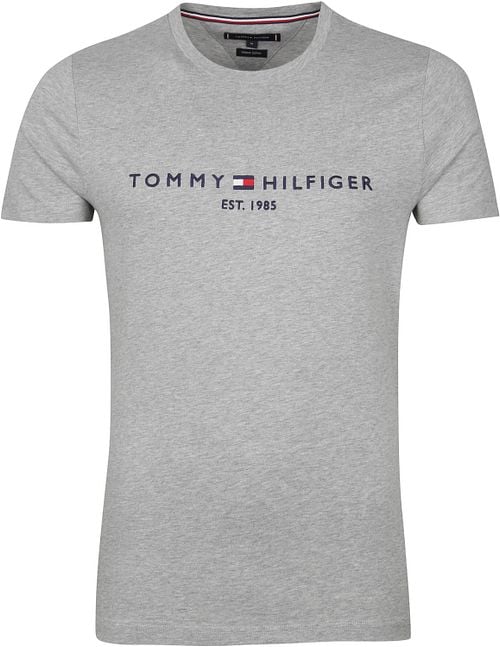 Tommy Hilfiger Logo T-shirt Grijs Product