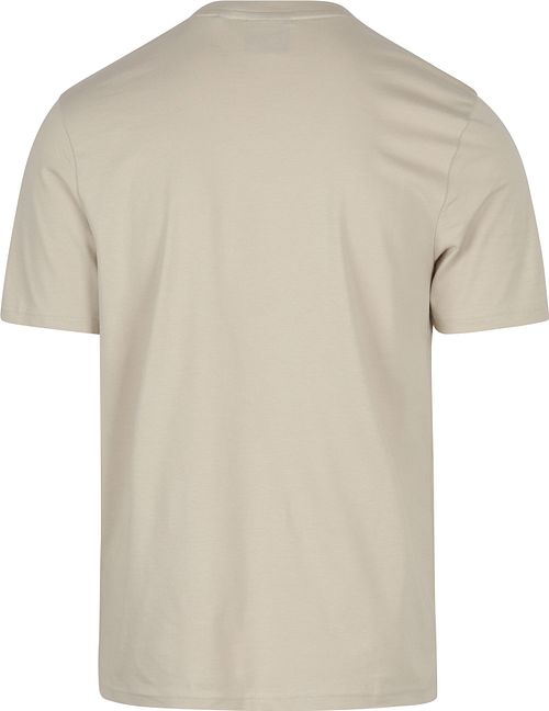 Lyle and Scott T-shirt Plain Ecru Product / Achterkant