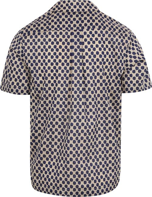 Scotch and Soda Hemd Beige Druck Product / Achterkant