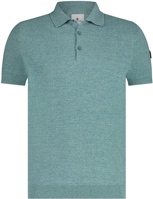 State Of Art Knitted Poloshirt Grün Product