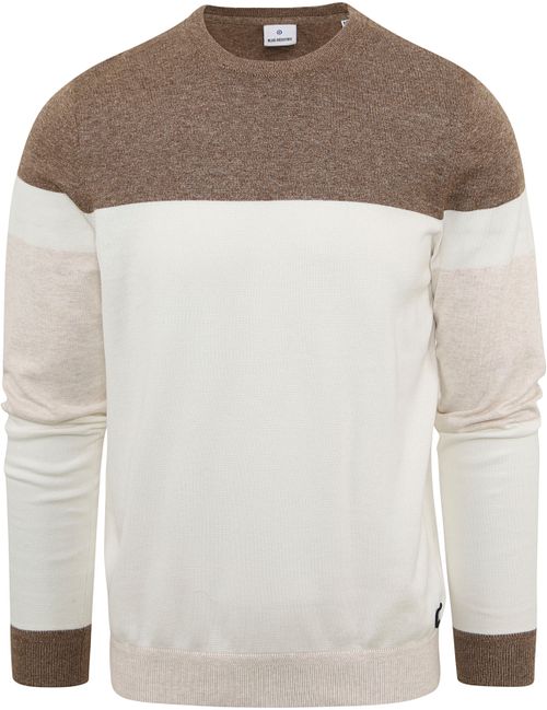 Blue Industry Pullover Stripes Brown Product