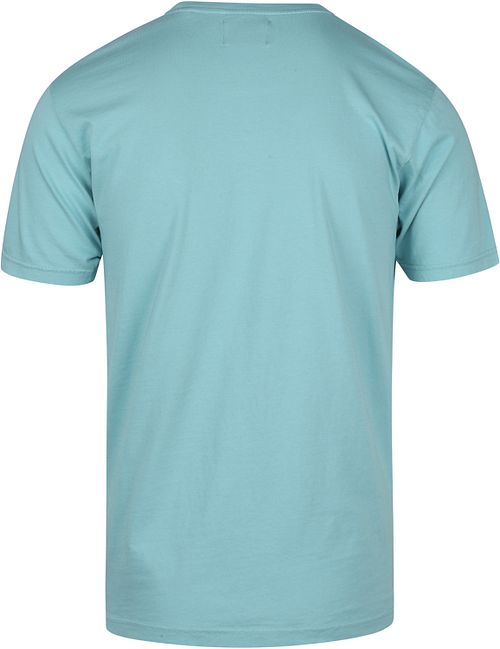 Colorful Standard Organisch T-shirt Blau Product / Achterkant